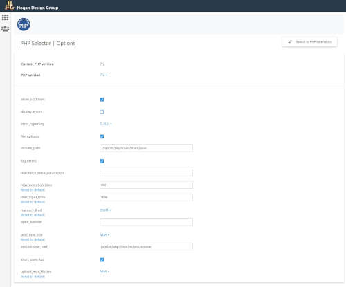 PhP Select cPanel
