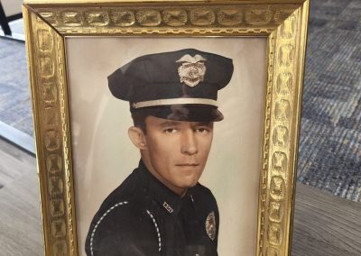 Jim Hogan in his Thornton Police Officer's uniform.